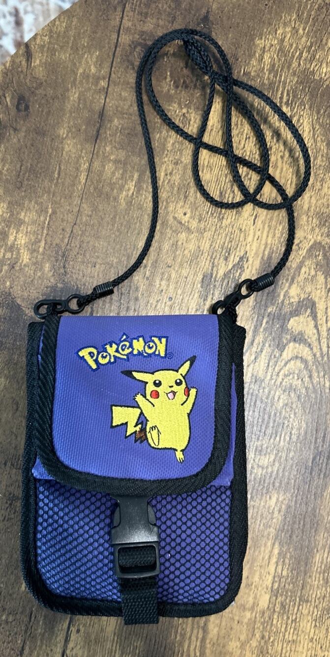 Vintage Pokemon Game Boy Pikachu Carrying Case Bag